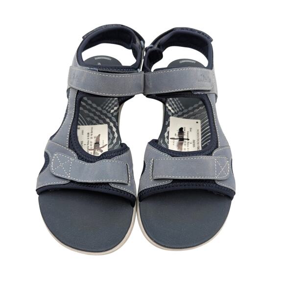 Clarks Cloudsteppers Mira Bay Women's Sport Sandals Denim Blue Size US9 EU40 - Picture 10 of 12